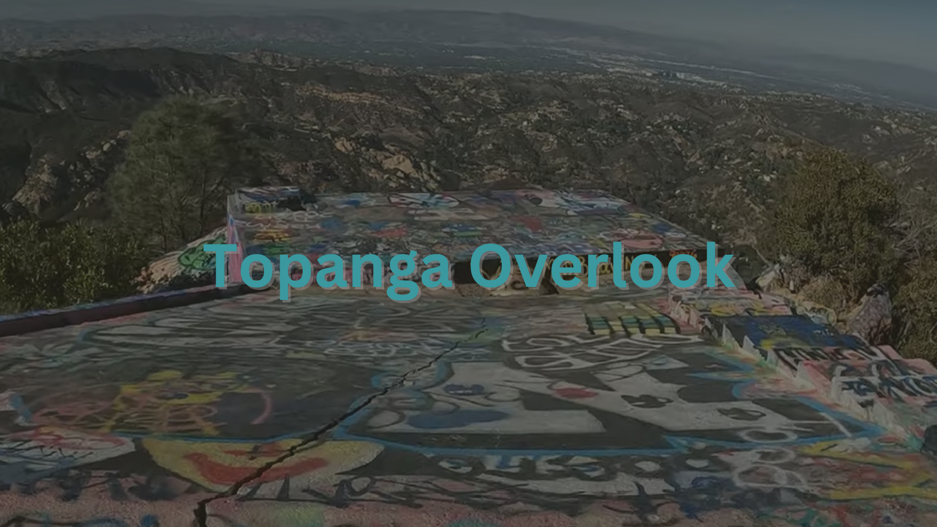 Topanga Overlook at Calabasas, CA - Evan Guston Photography